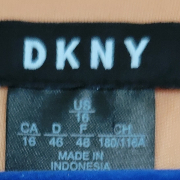 DKNY Semi formal Coral Sleeveless Dress Size 16 - Picture 3 of 3